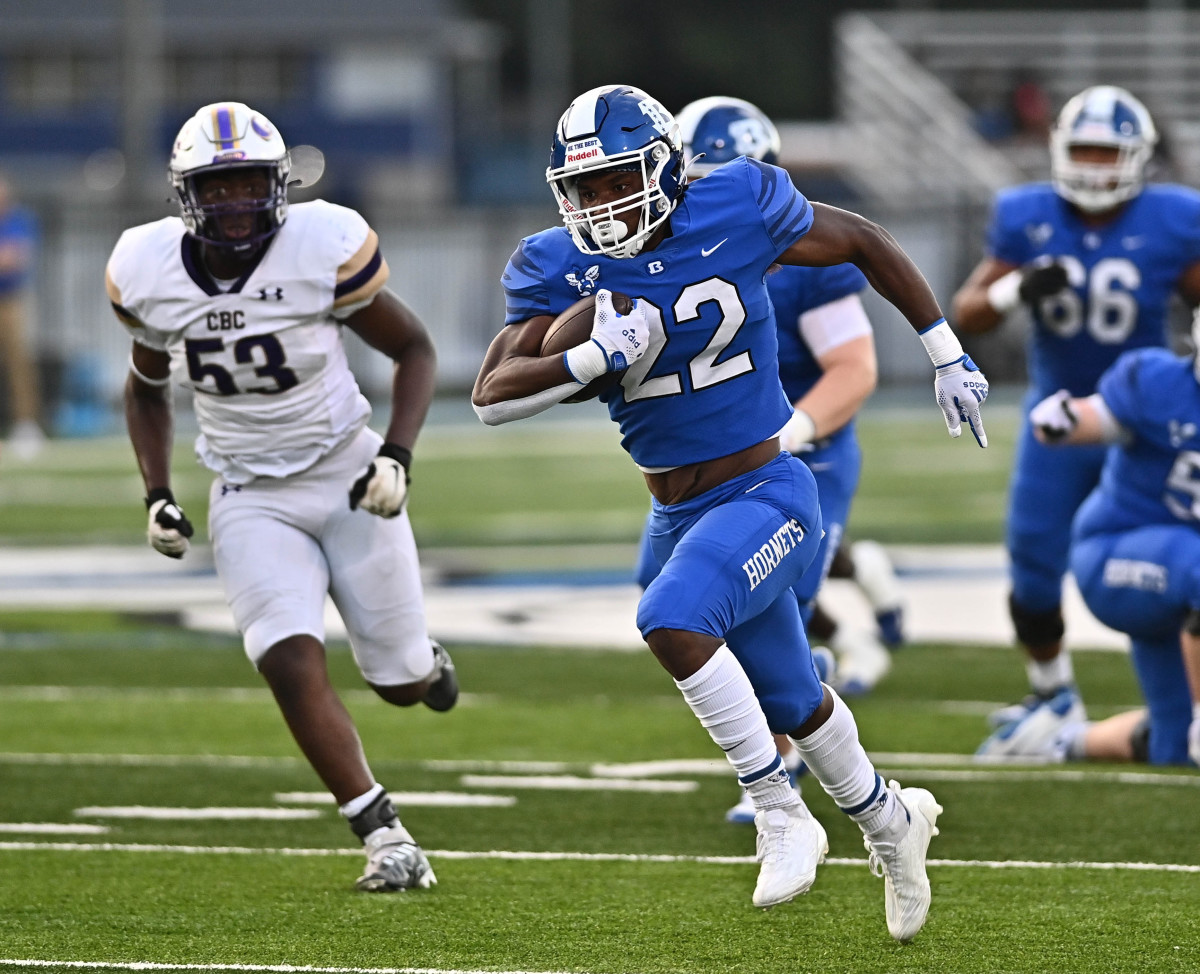 Bryant's Daniel Anderson ran for 80 yards and a touchdown coming off the bench. (Photo by Jimmy Jones)